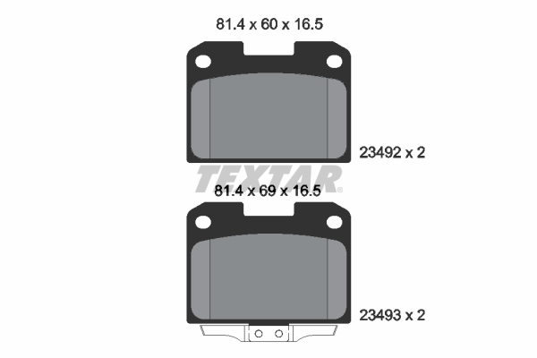 Textar Remblokset 2349201