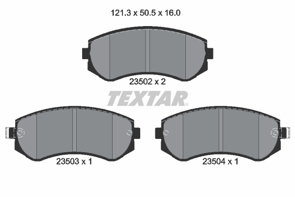 Textar Remblokset 2350201