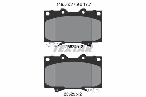 Textar Remblokset 2352402