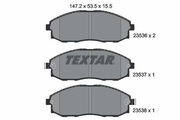 Textar Remblokset 2353601