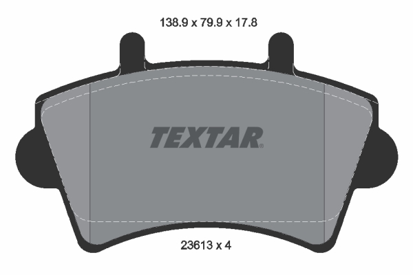 Textar Remblokset 2361301