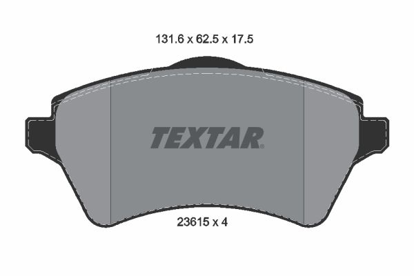 Textar Remblokset 2361501