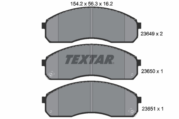 Textar Remblokset 2364901