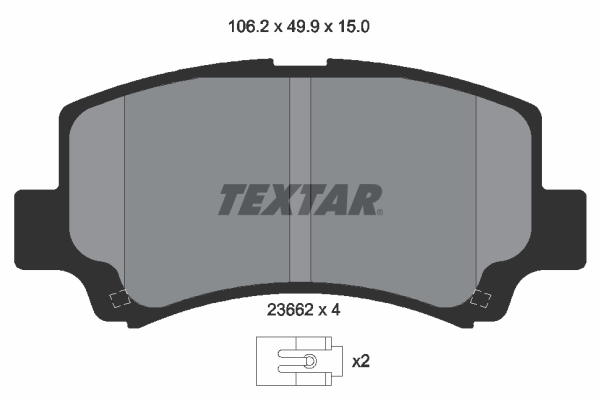 Textar Remblokset 2366201