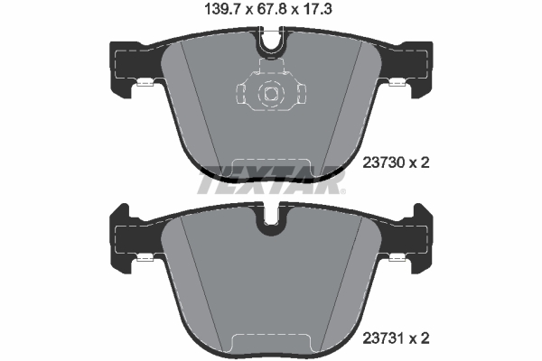 Textar Remblokset 2373001