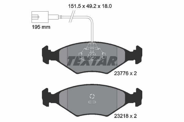 Textar Remblokset 2377601