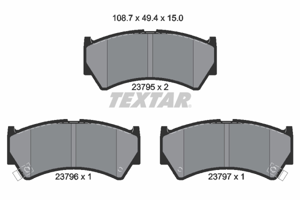 Textar Remblokset 2379501