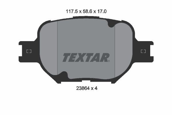 Textar Remblokset 2386401