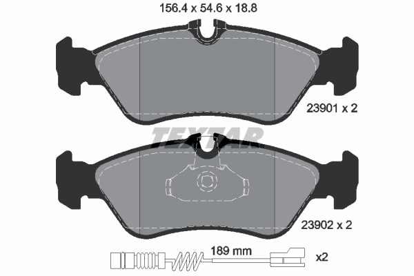 Textar Remblokset 2390101