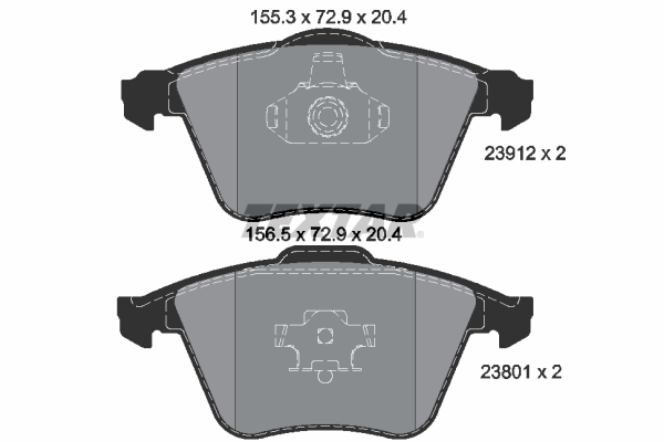 Textar Remblokset 2391202