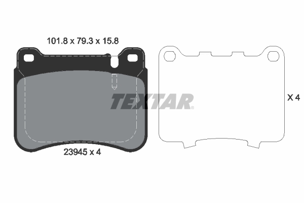 Textar Remblokset 2394501