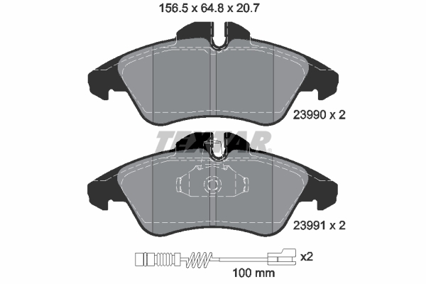 Textar Remblokset 2399002