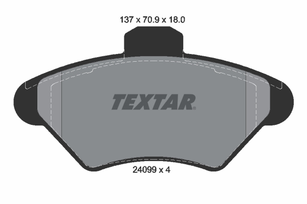 Textar Remblokset 2409901