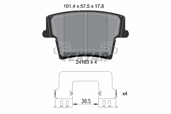 Textar Remblokset 2416303