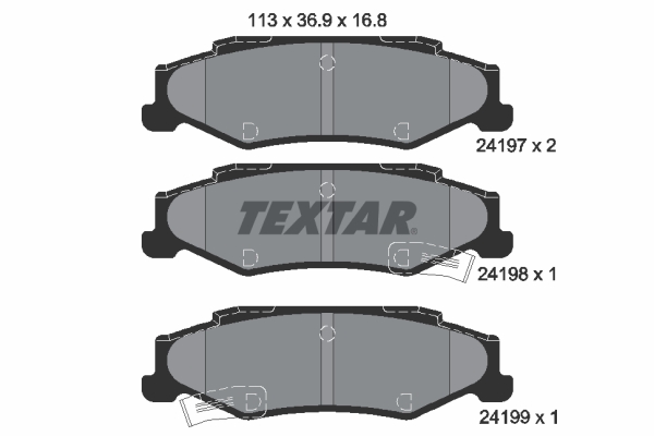 Textar Remblokset 2419701