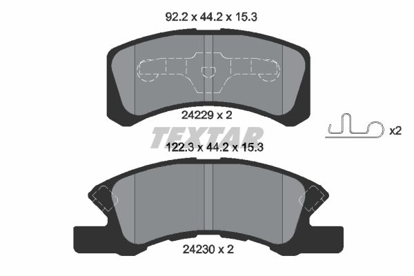 Textar Remblokset 2422901