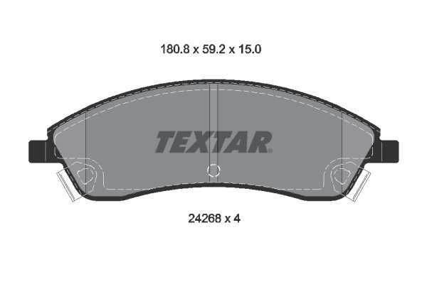 Textar Remblokset 2426801