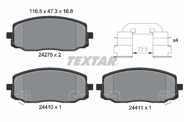 Textar Remblokset 2427501