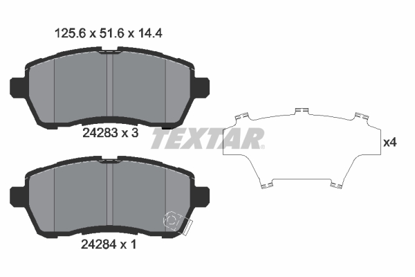 Textar Remblokset 2428314