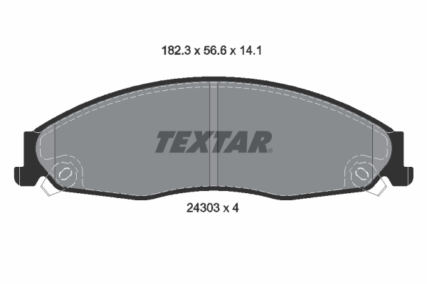 Textar Remblokset 2430301