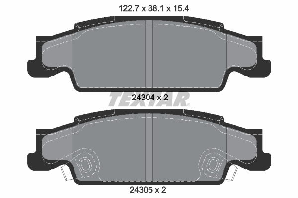 Textar Remblokset 2430401