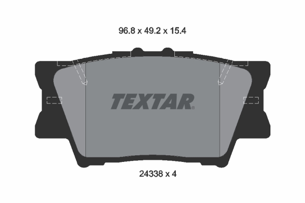 Textar Remblokset 2433801