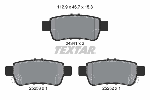 Textar Remblokset 2434101