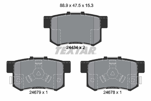 Textar Remblokset 2443402