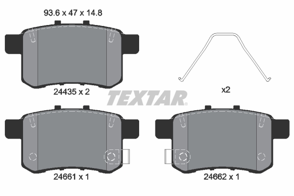 Textar Remblokset 2443501