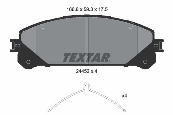 Textar Remblokset 2445201