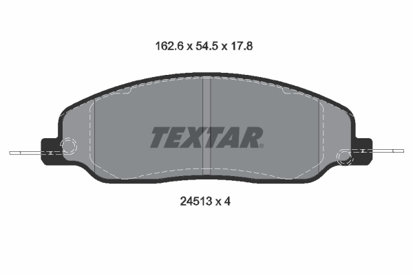 Textar Remblokset 2451301