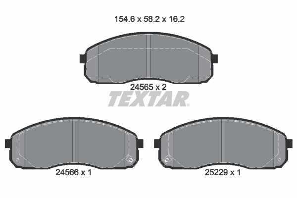 Textar Remblokset 2456501