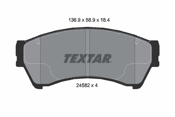 Textar Remblokset 2458201