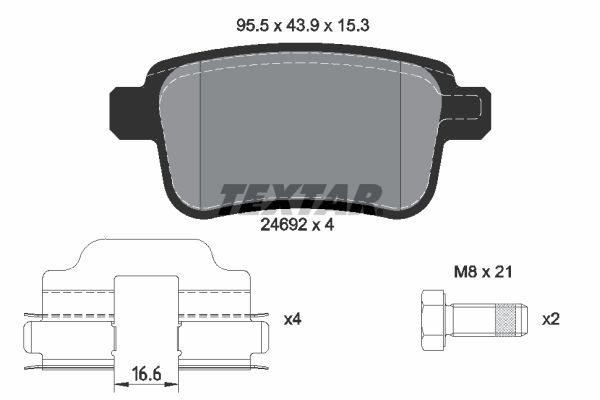 Textar Remblokset 2469201