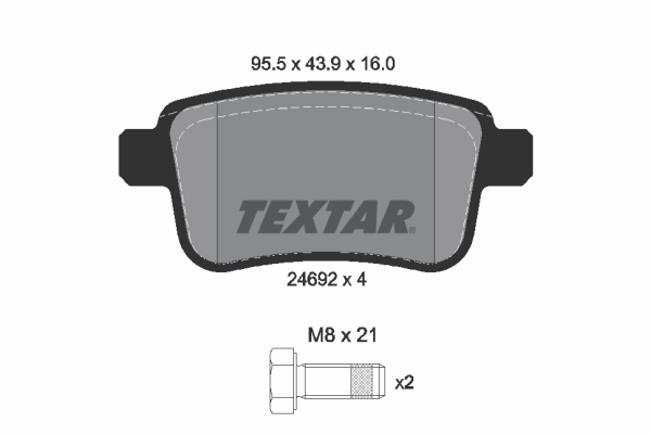 Textar Remblokset 2469204