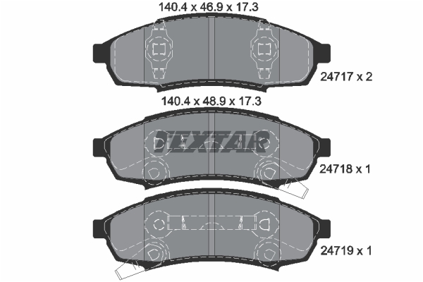 Textar Remblokset 2471701