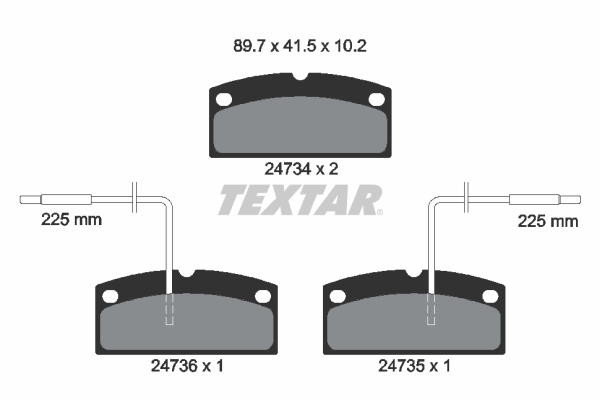 Textar Remblokset 2473401