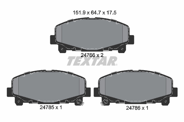 Textar Remblokset 2476601