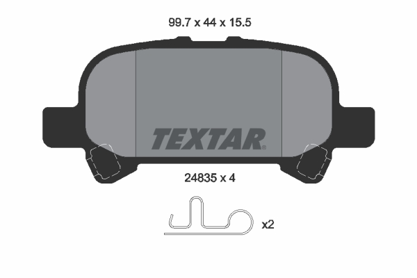 Textar Remblokset 2483501