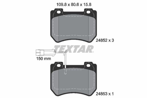 Textar Remblokset 2485201