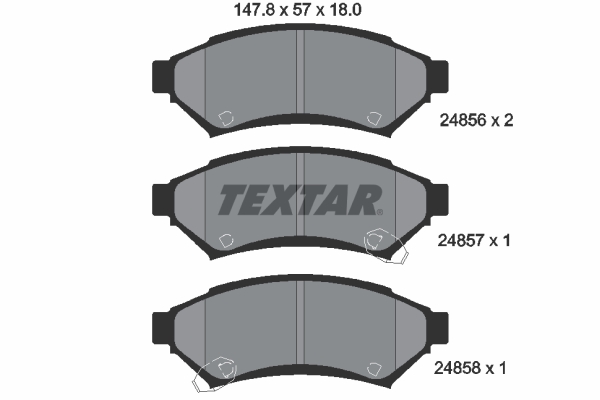 Textar Remblokset 2485601