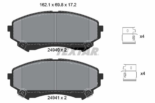 Textar Remblokset 2494001