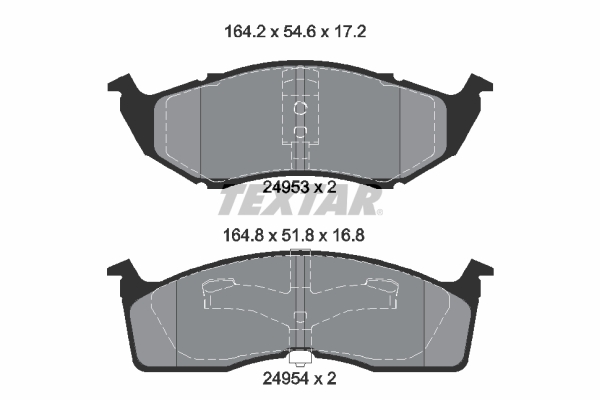 Textar Remblokset 2495301