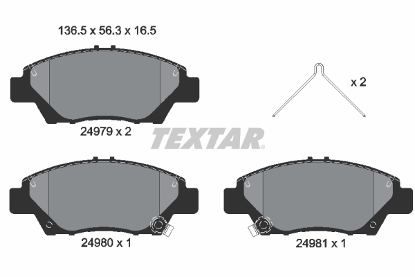 Textar Remblokset 2497901