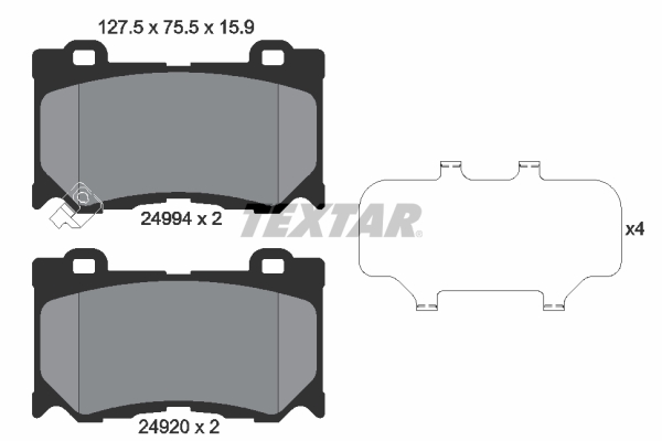 Textar Remblokset 2499401