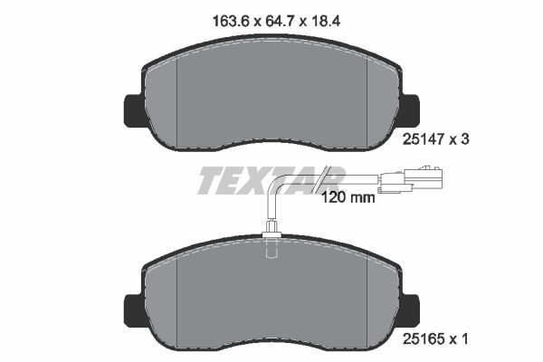 Textar Remblokset 2514701