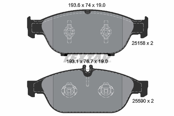 Textar Remblokset 2515803