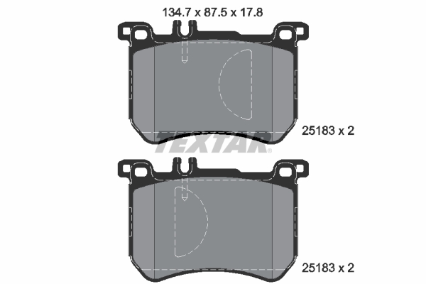 Textar Remblokset 2518301