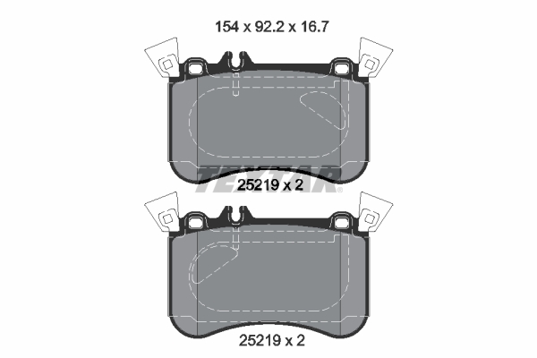 Textar Remblokset 2521905