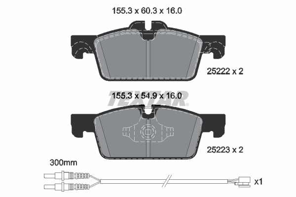 Textar Remblokset 2522204